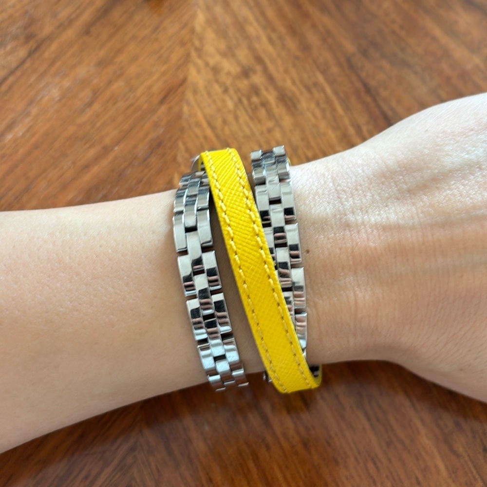 Henry Bendel leather bracelet